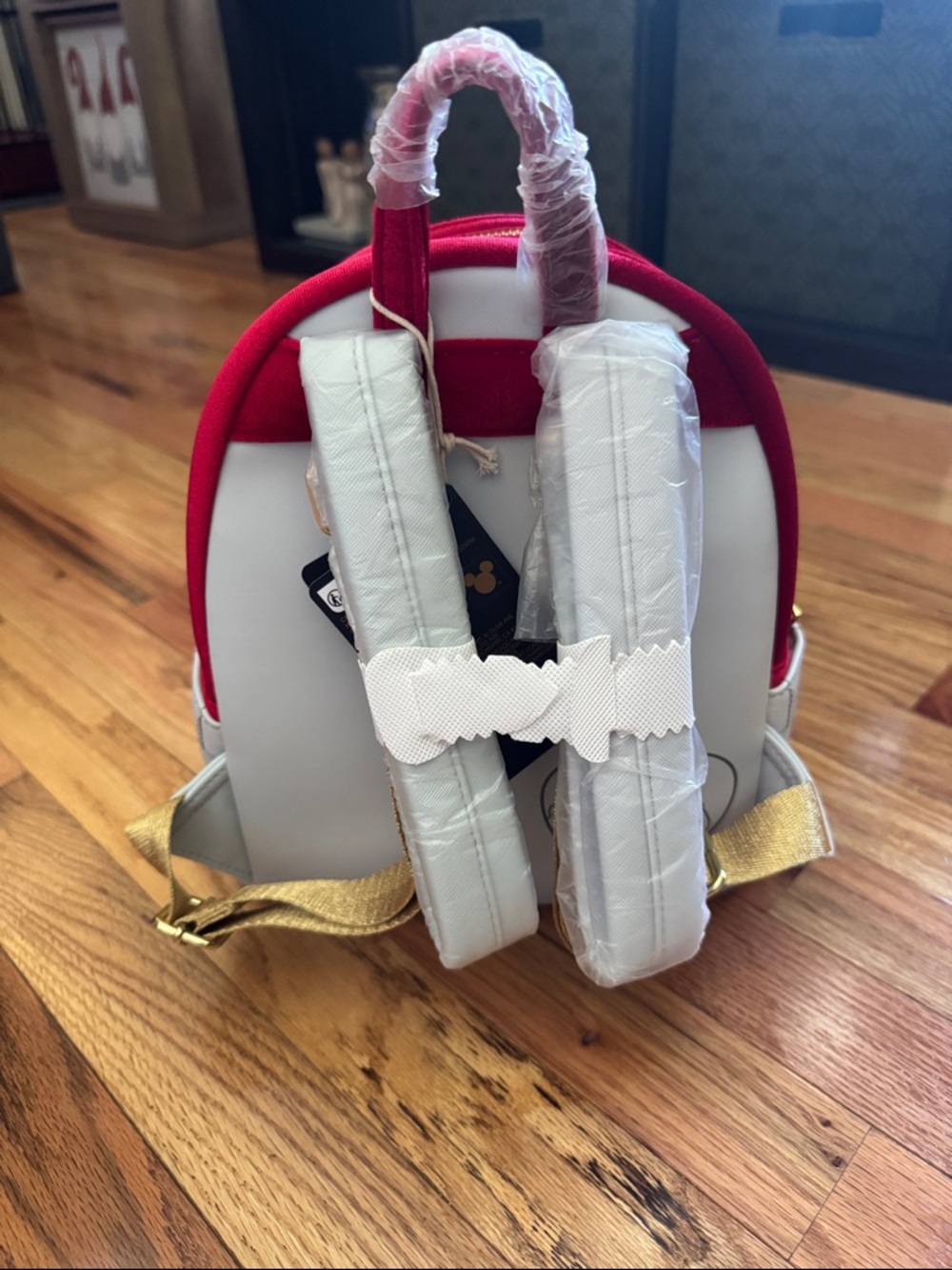 NWT Loungefly Disney Beauty and the Beast Stained Glass Portrait Mini Backpack - Picture 8 of 14